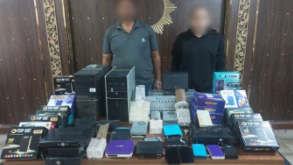 ضبط شبكة بث تلفزيوني لاسلكي غير مرخصة في الدقهلية