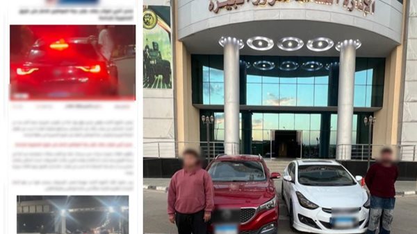 ضبط سائقي سيارتين استعرضتا في الجيزة وهددت حياة المواطنين