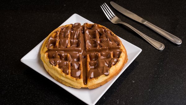  وافل بالشوكولاته