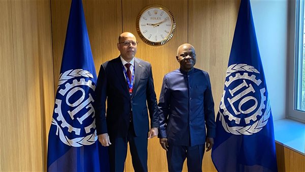 وزير العمل يلتقي