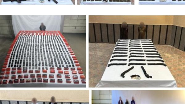 ضبط بؤر إجرامية لتجارة المخدرات والأسلحة في مطروح والإسكندرية