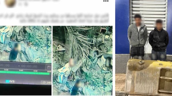 المتهمين سارقين التنك