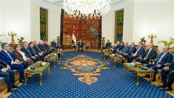 الرئيس السيسي والوفد