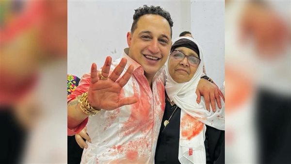 رضا البحراوي ووالدته