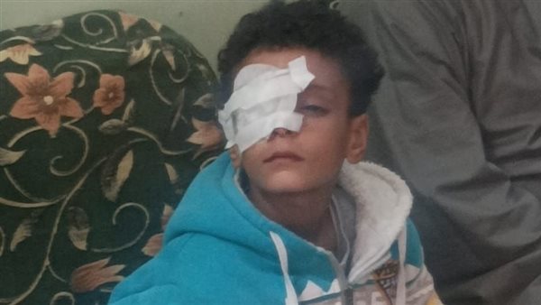 التلميذ المصاب