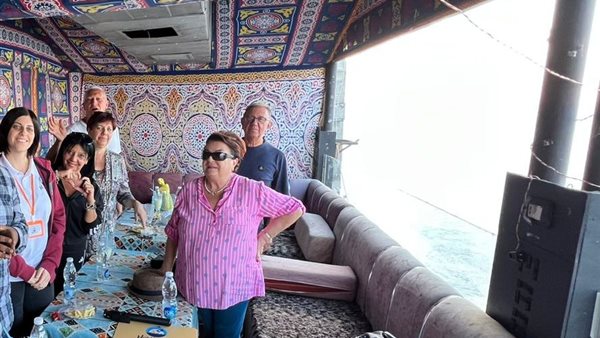 جانب من الزيارة 