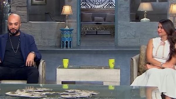 حاتم صلاح وزوجته