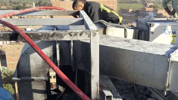 حريق مستشفي ديروط