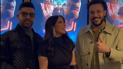 ويجز ومنى زكي وأحمد سعد    