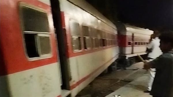خروج قطار عن القضبان