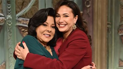 هند صبري مع إسعاد يونس     