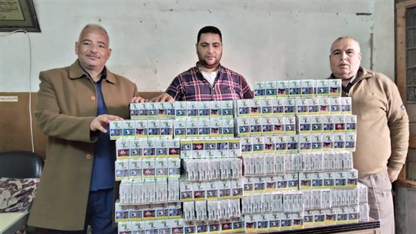 ضبط 2000 علبة سجائر