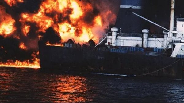 احتراق سفينة