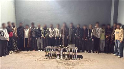 القبض على المتهمين