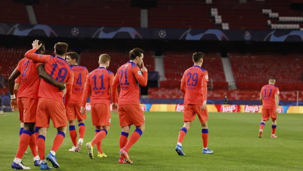 فريق تشيلسي من المباراة