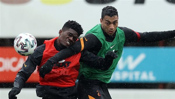 مصطفى محمد فى التدريبات