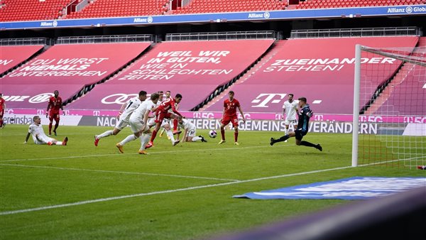 جانب من المباراة