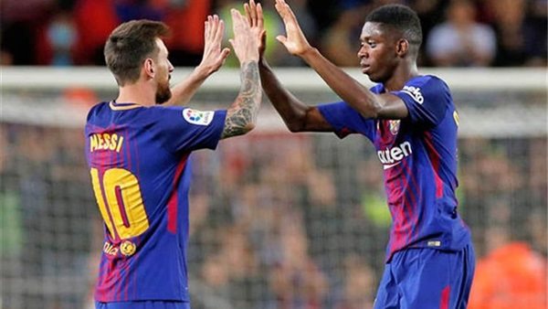 ميسي وديمبلى