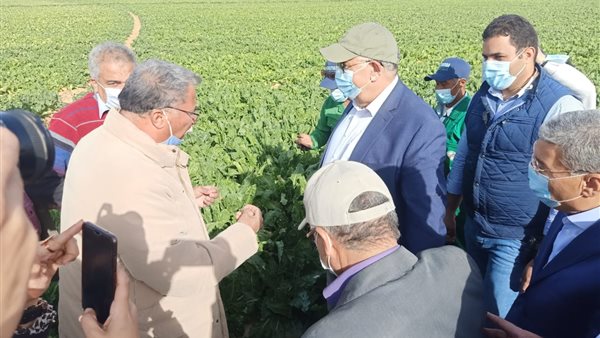 وزير الزارعة خلال