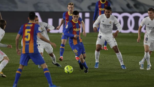 جانب من المباراة