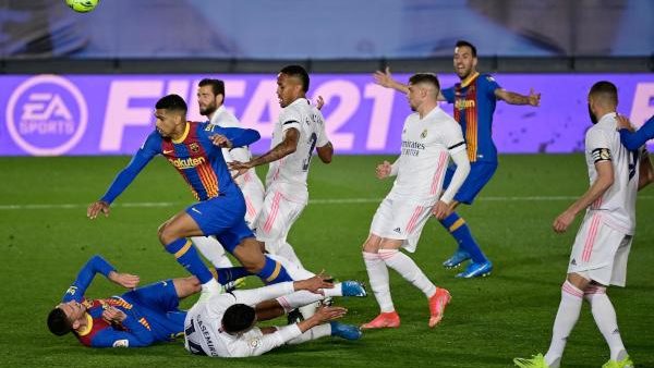 جانب من المباراة