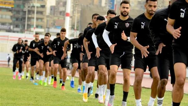 جانب من تدريبات الزمالك