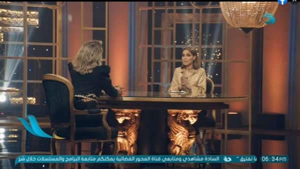 مايا دياب خلال اللقاء