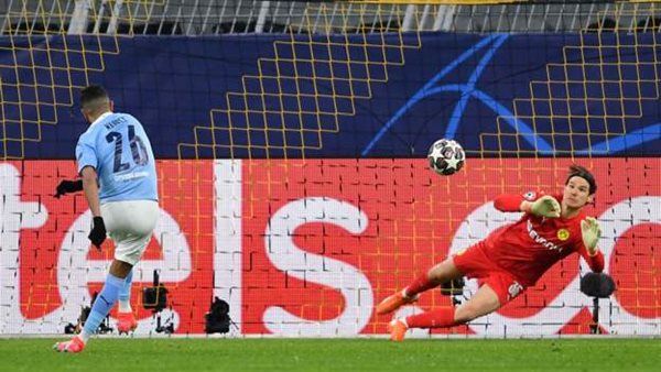 جانب من المباراة