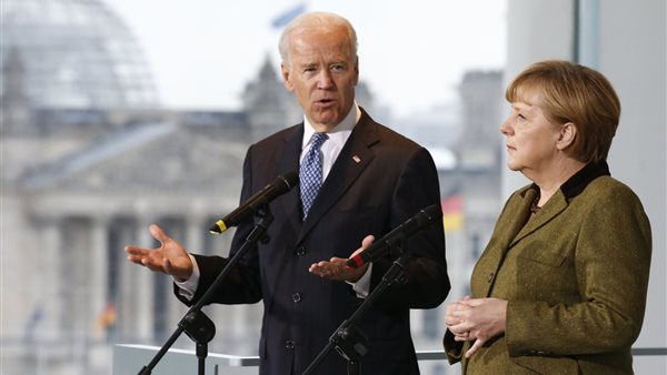 بايدن وميركل