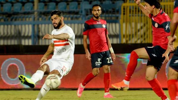 جانب من مباراة الزمالك