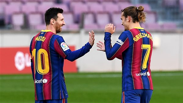 جريزمان وميسى 