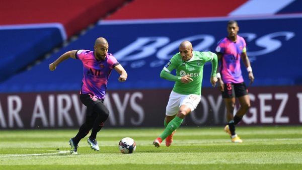 جانب من المباراة