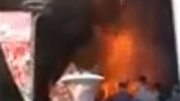 حريق بمنطقة كليوباترا