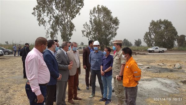 محافظ كفر الشيخ خلال