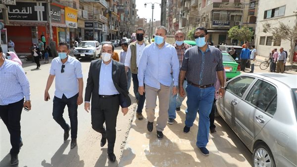 محافظ المنوفية خلال