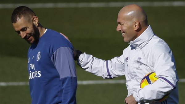 زيدان وبنزيما 