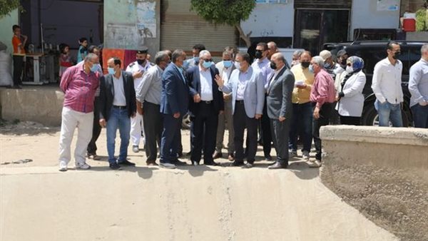 محافظ المنوفية خلال