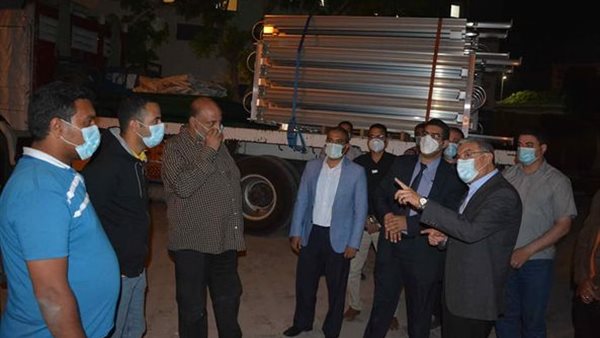 محافظ المنيا خلال