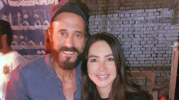 انجي علاء برفقة يوسف