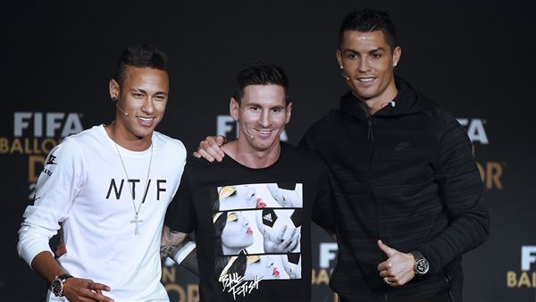 كرستيانو وميسى ونيمار