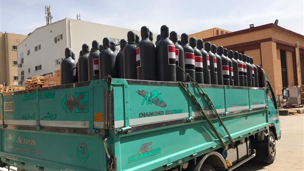 جانب من المساعدات