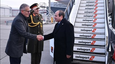 وصول الرئيس السيسي دافوس    