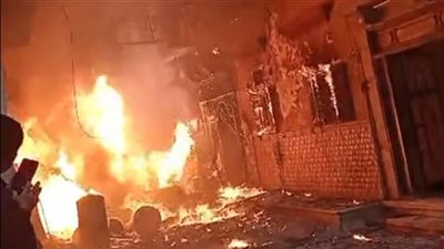 حريق بمخزن أدوات كهربائية في المنصورة دون إصابات