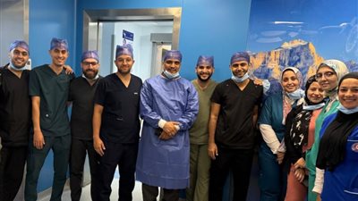 الفريق الطبي بمستشفيات جامعة بنها