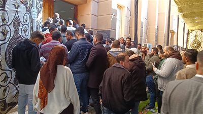 تجمعات المهندسين اثناء التصويت 