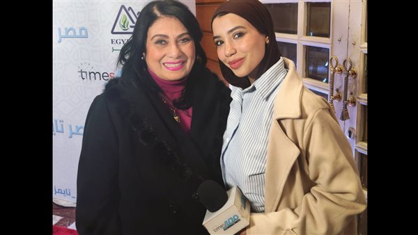 سلوى عثمان والصحفية نورهان مصطفى     