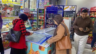 حملة تموينية بشبين القناطر 