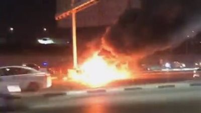 اشتعال سيارة ملاكي