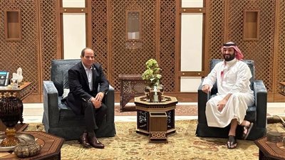 الرئيس السيسي والشيخ محمد بن سلمان    