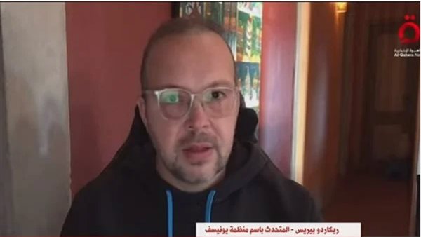 المتحدث باسم اليونيسف ريكاردو بيريس    